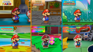 a history of paper mario