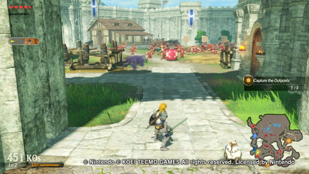 hyrule warriors age of calamity demo gameplay