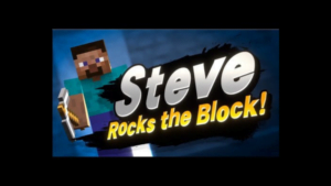 super mash bros adds steve from minecraft