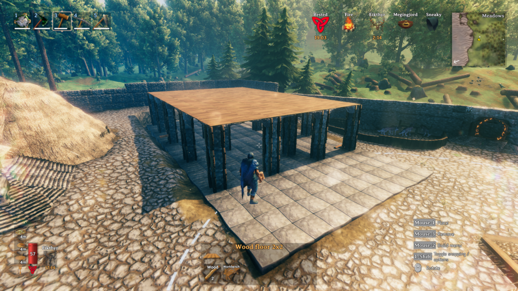 valheim building guide arches and floors