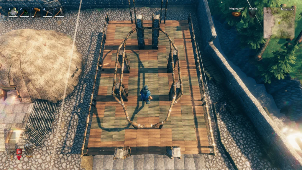 valheim building guide rafters and roof supports